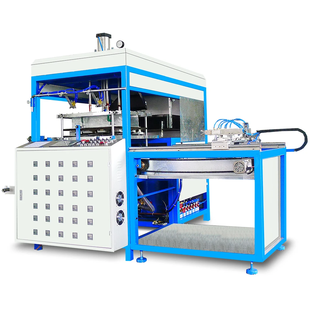 Thermoforming machine process scourer ball pvc plastic cover making machine