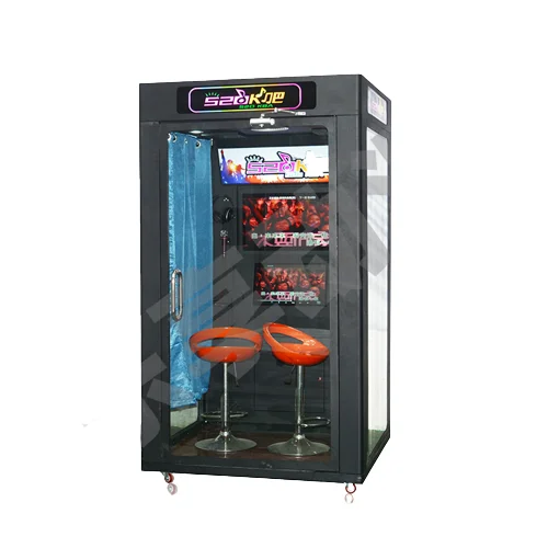 Funpark Indoor Playground Singing Bar Room House Mini Ktv Booth Room Coin Operated Karaoke Machine