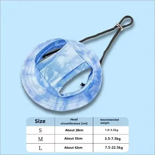 Custom Small Four Seasons Cute Sun-proof Adjustable Pet Hat Adjustable Pet Baseball Cap With Ear Holes Dog
