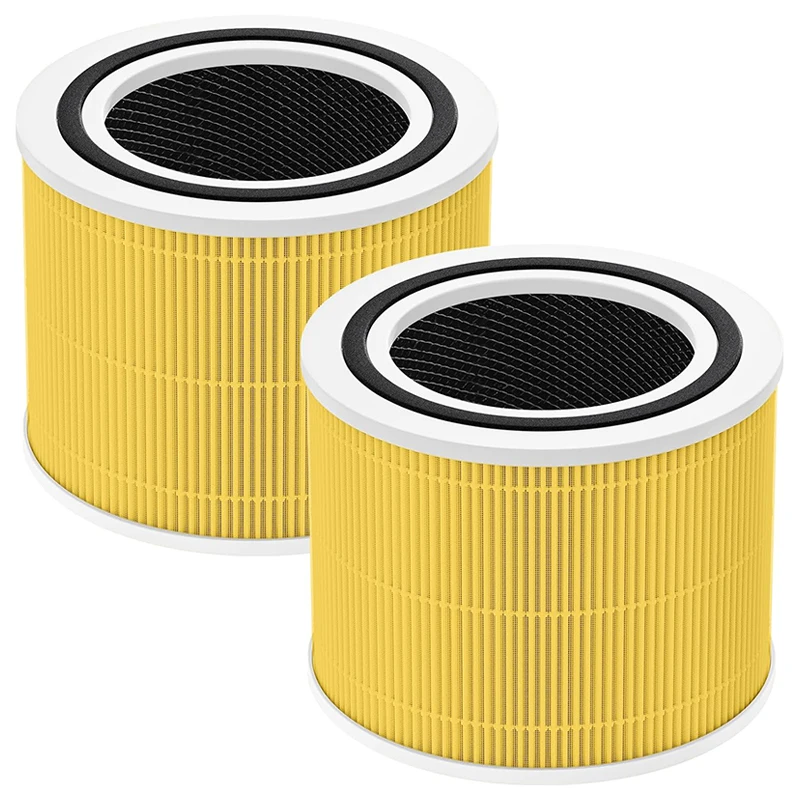 2 Pack 3-in-1 HEPA and Activated Carbon For LEVOIT Core 300 Core300-P Core 300s Air Purifier Core 300 Replacement Filter