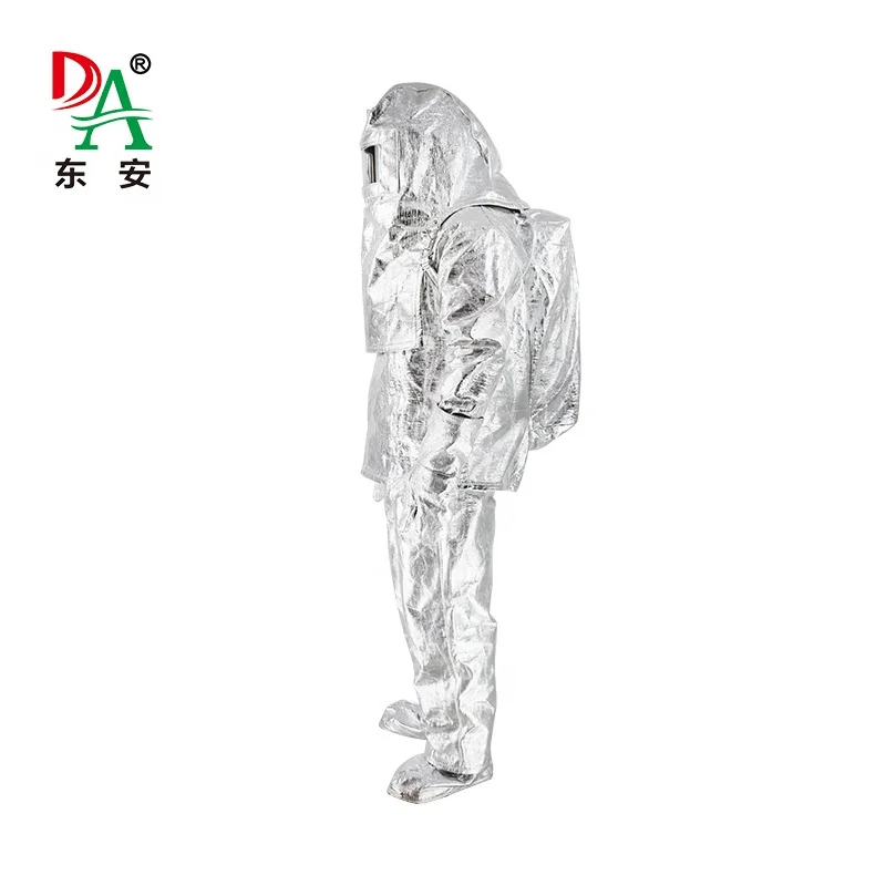 1000 degrees Anti radiation Aluminized fire fighting suits  anti heat  suit