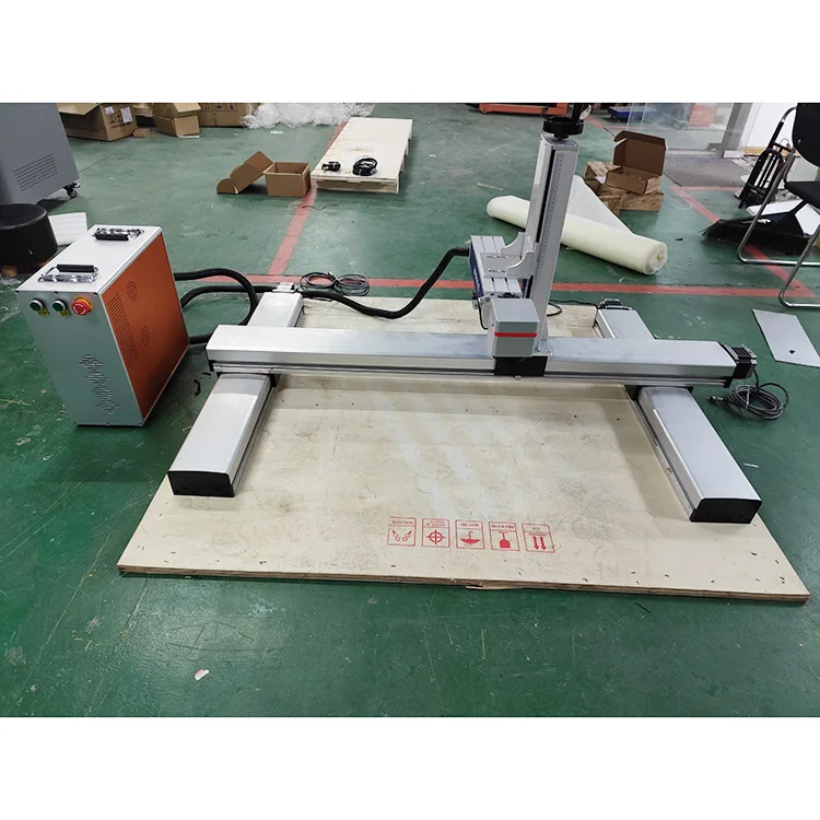 1200*800mm Fiber Laser Marking Machine Mirror Button Making Engraving Machine Laser Etching Machine