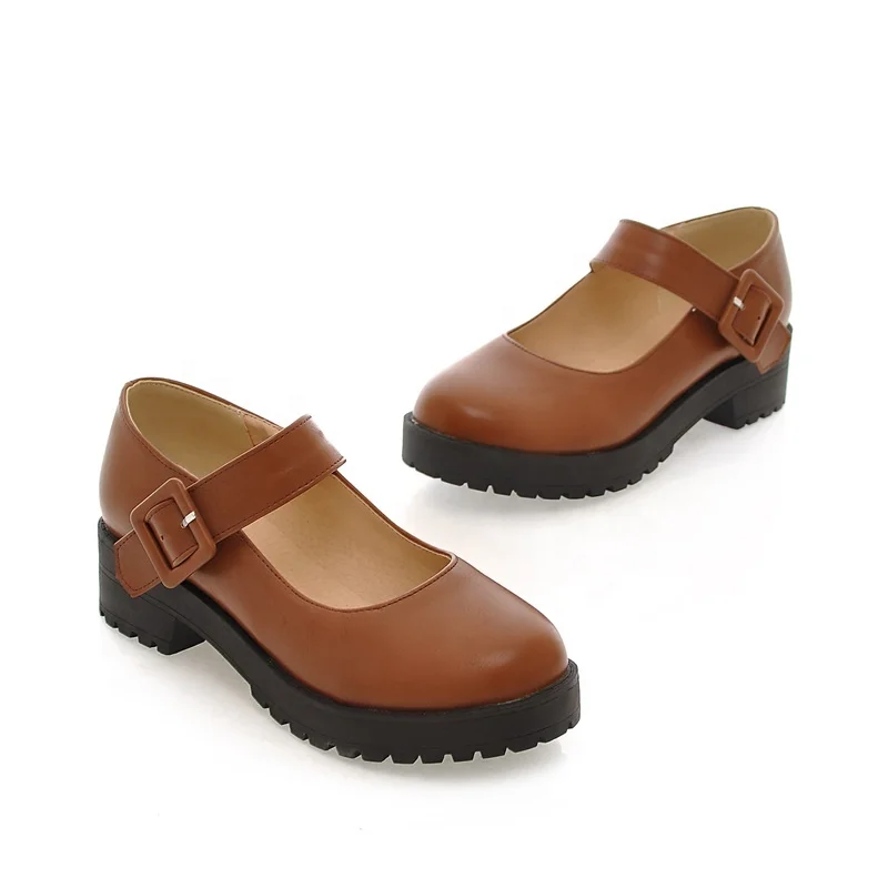 Children Kids Black to School Casual Shoes Uniform Mary Jane With Classic Round lightweight Girls School Shoes