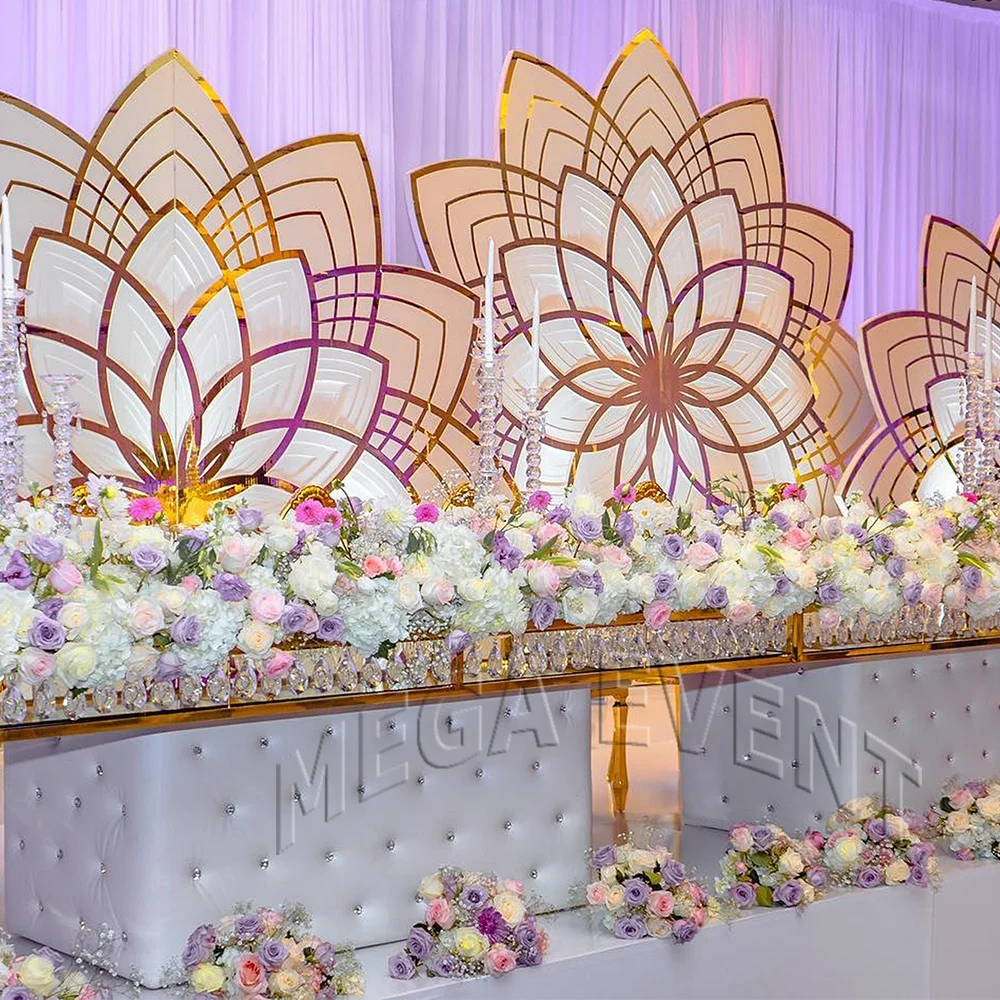 Cheaper Wedding Table Clear Glass Crystal Dining Table Set Luxury Party Tables And Chairs For Event Furniture