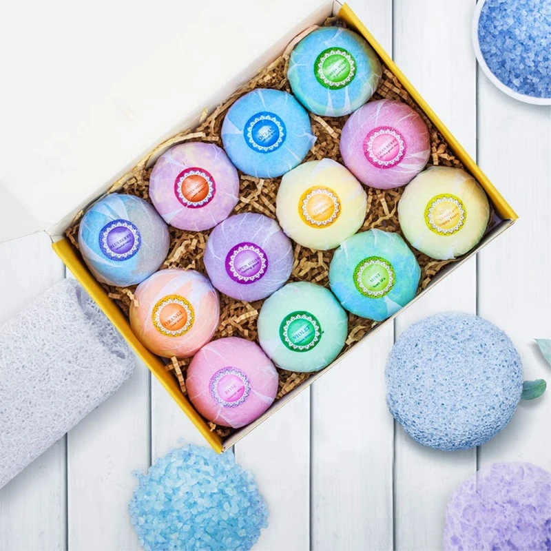 OEM ODM Bath Bombs for Kids Surprise Bubble Fizzies Vegan Essential Oil Spa Dry Skin Moisturize salt