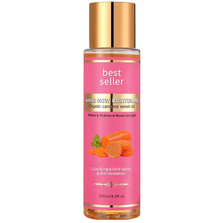 Luxury Carrot Clarifying Knuckle Whitening Dark Spot Essential Massage Body Oil