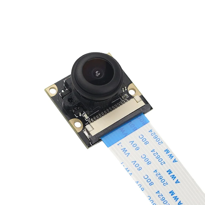 Камера ночного видения Raspberry Pi 4 5 МП, веб-камера 130 градусов, видеокамера 1080P с кабелем FFC 15 см для Raspberry Pi 3 Model B / 3B +