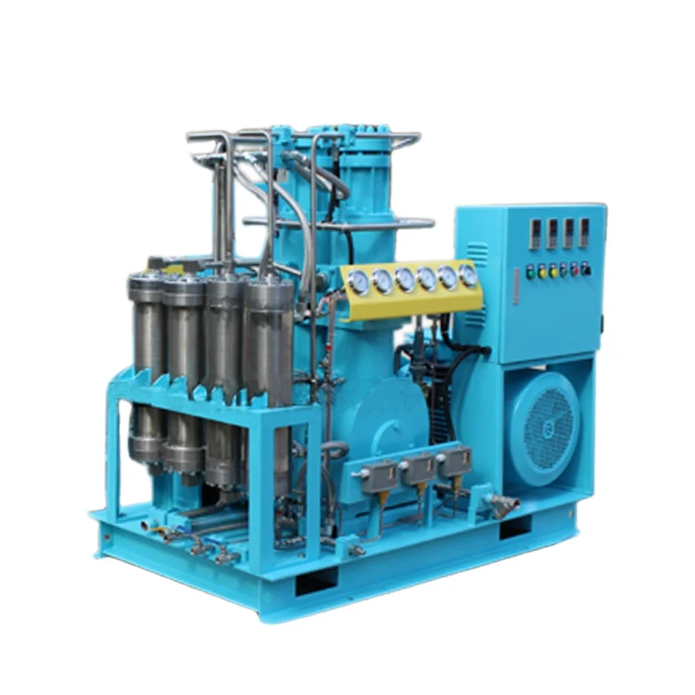 Top Quality 150bar Water Cooled Oxygen Booster High Pressure Oil-Free Oxygen Cylinder Filling Compressor