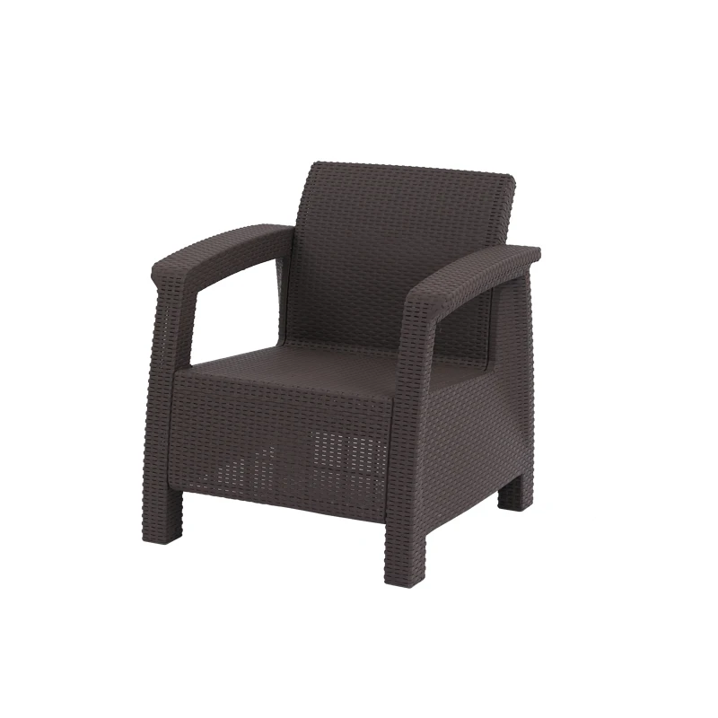 Лидер продаж, современный инъекционный стиль, лучший продавец, садовый уличный ротанговый диван, пластиковый диван, набор мебели