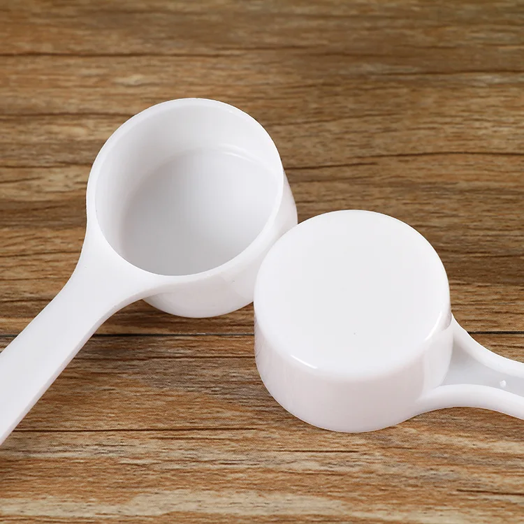 Free shipping flat coffee powder spoon 4 grams 8 ml measuring spoon food grade plastic flavor scoop manufacturers direct sales
