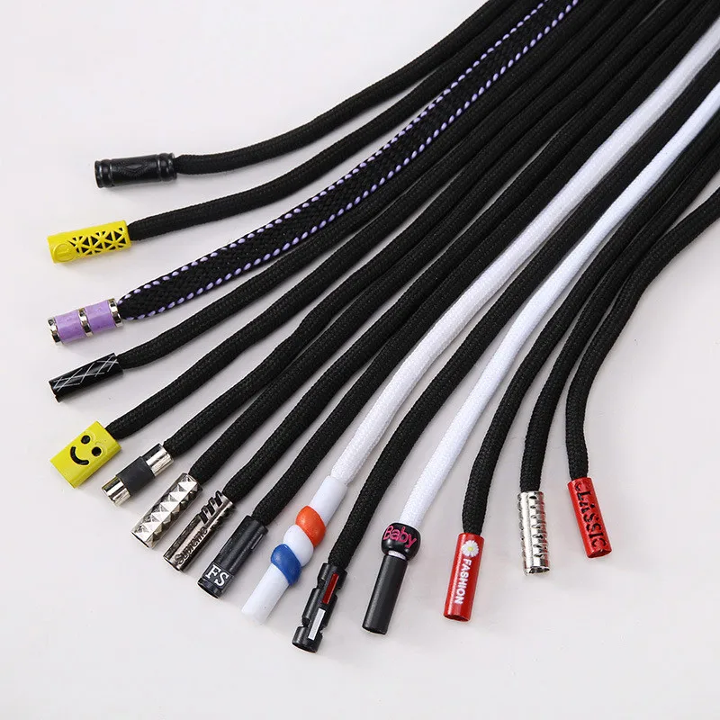 Solid Braided Fashion Weave Garment Accessories Cotton Rope Drawstrings