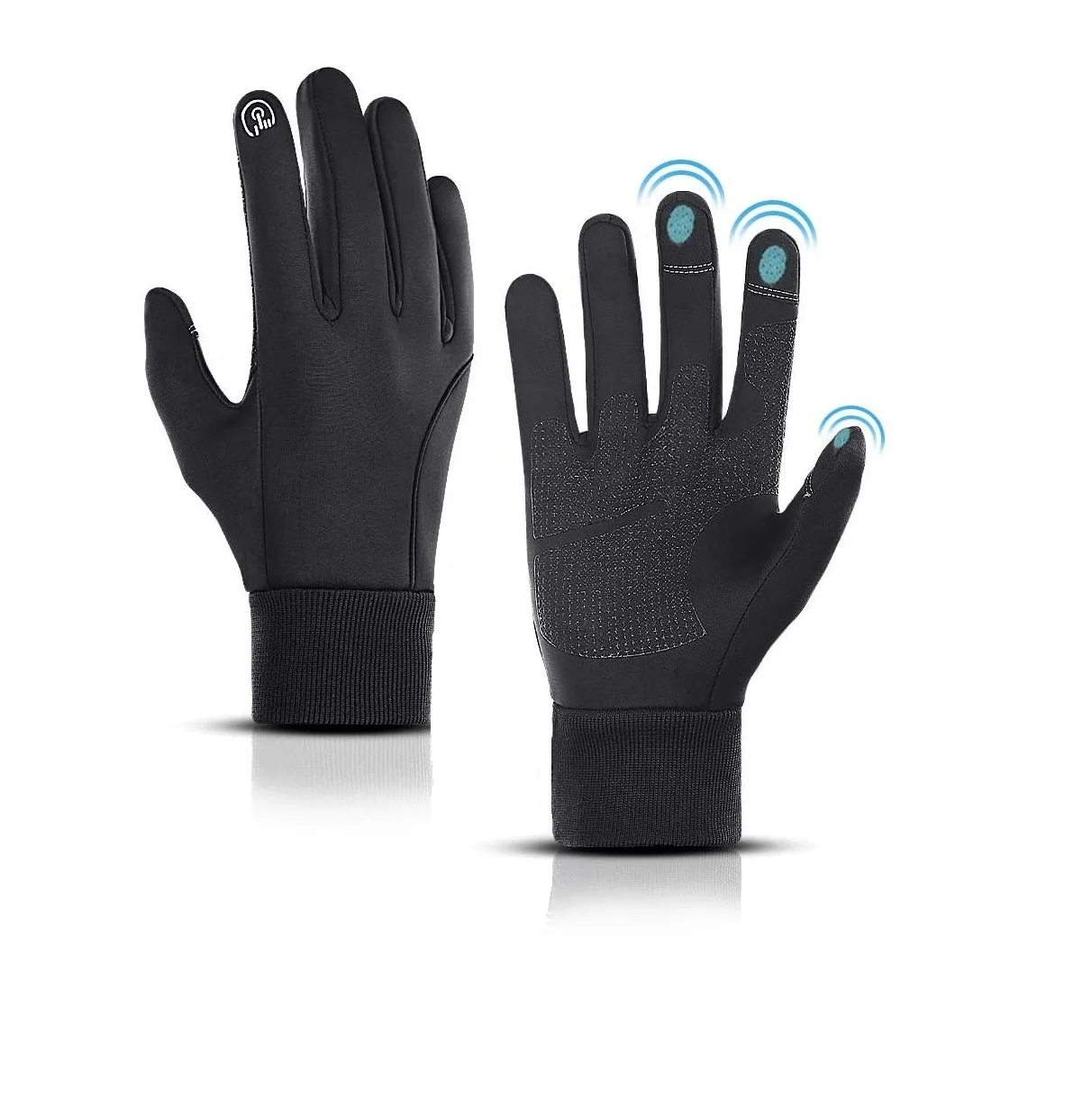 
Winter Warm Gloves Touchscreen Water Resistant Windproof Anti-Slip Thermal for Driving Hiking Bike Cycling Running 