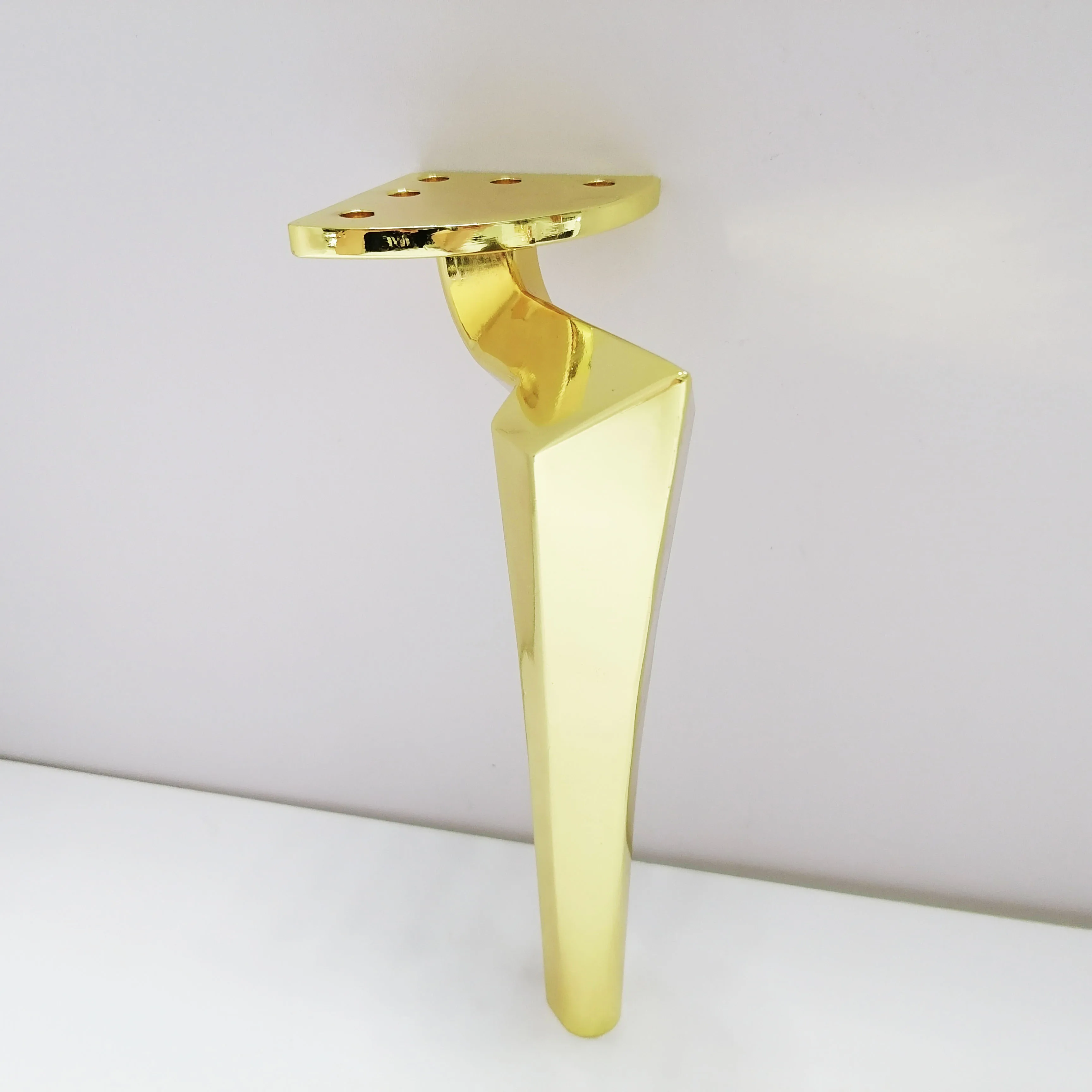 China manufacturer prices decorative accessories for modern sofas legs gold color customized aluminum alloy cabinet sofa legs