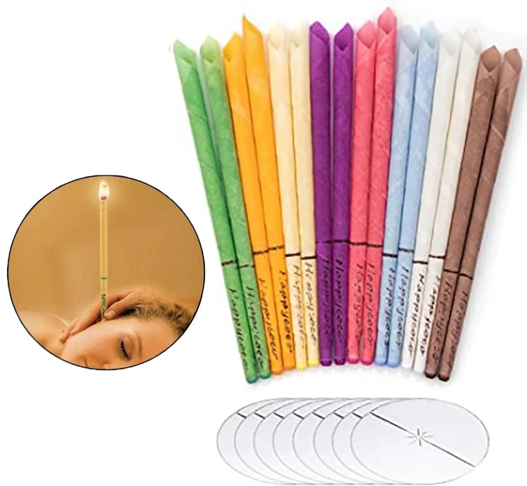 Ушные слуховые продукты, ароматические индийские ушные свечи hopi