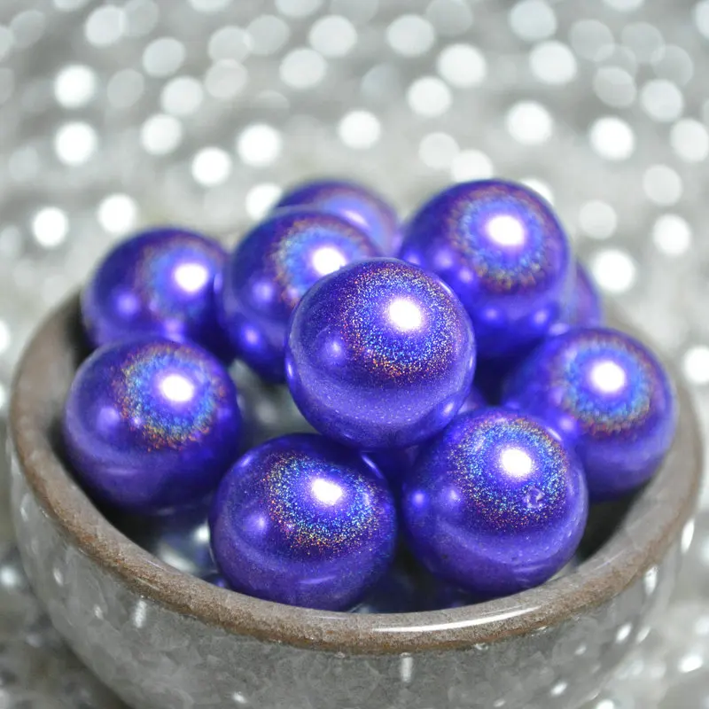 Wholesale 3D Illusion Miracle Beads Acrylic Material For Bracelet Necklace Jewelry Making