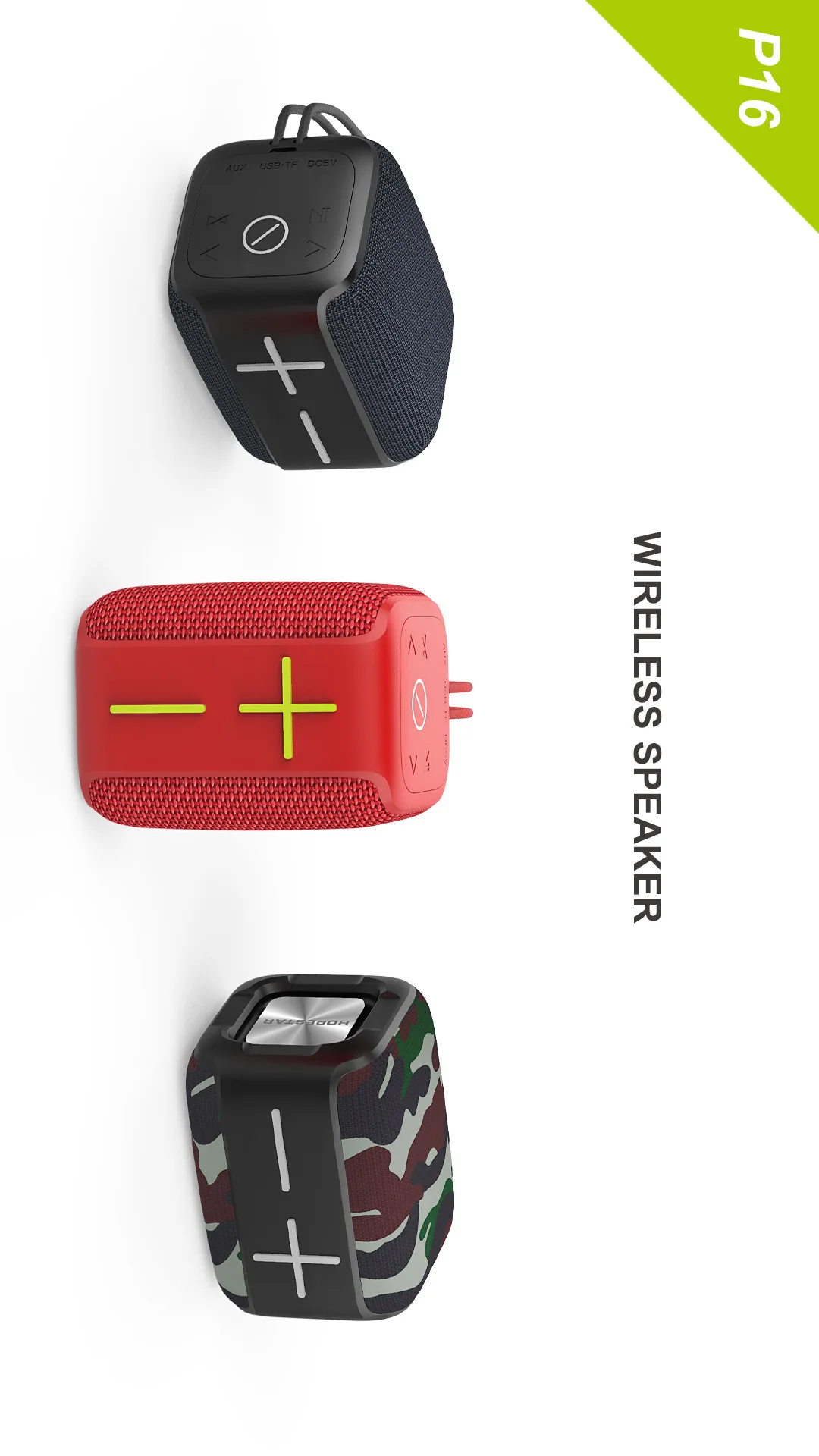 HOPESTAR-P16 new speaker seven waterproof wireless call portable card
