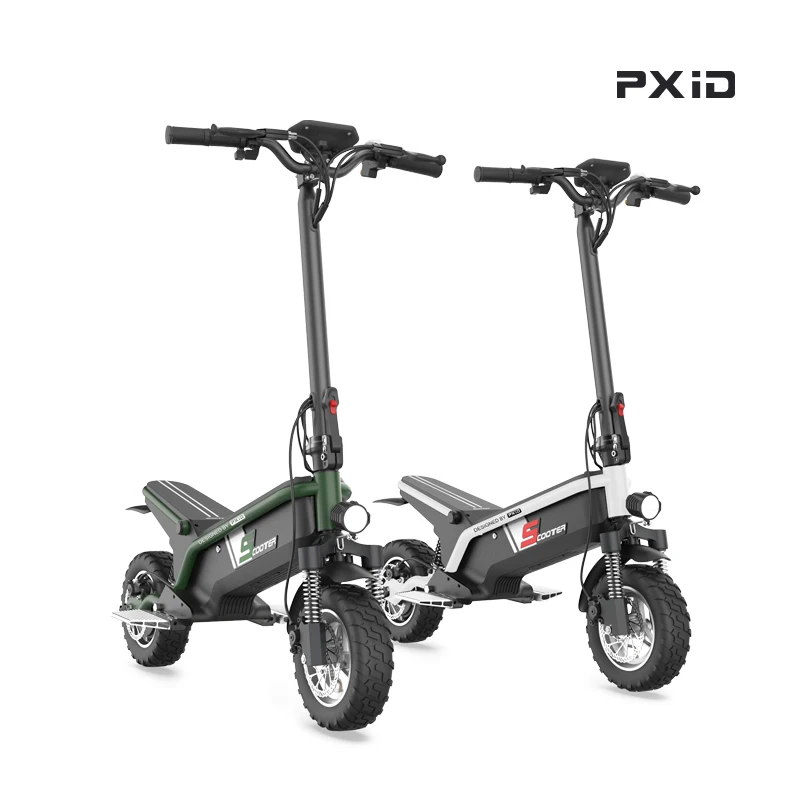 PXID New Model F1 E Scooter Steel 48V Powerful Electric Scooter With Seat For Adults