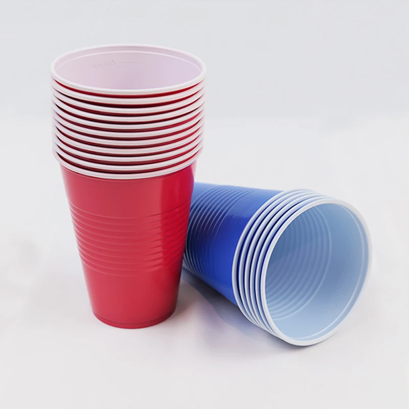 2024 Hot Selling Ps Material 16oz Red Disposable Drinking Cup For Parties And Gatherings