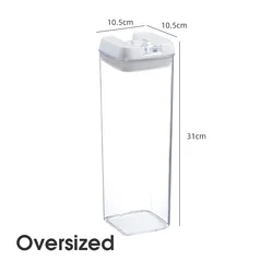 Airtight Food Storage Containers 7 Pieces BPA Free Plastic Cereal Containers with Lock Lids for Kitchen Pantry Organization