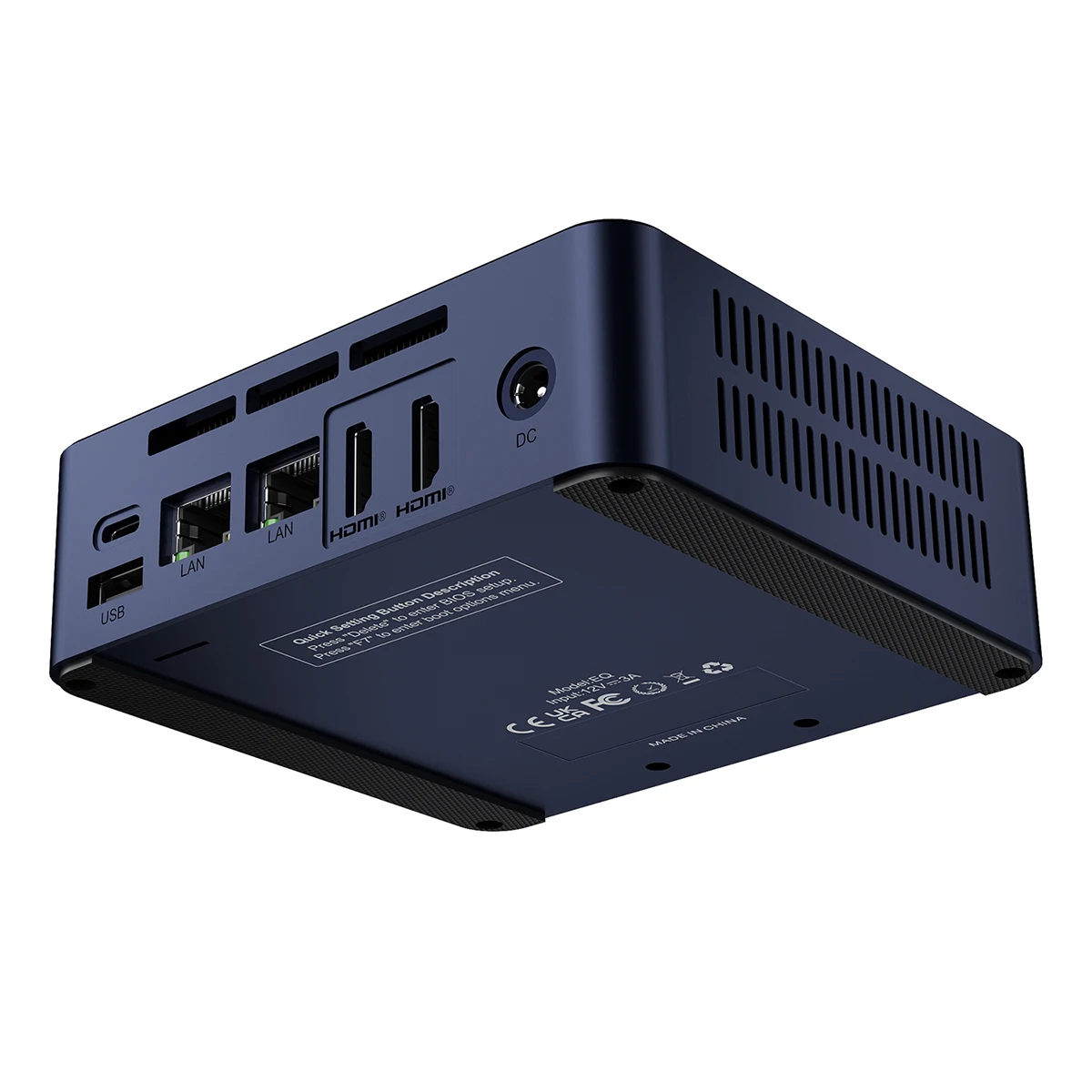 Beelink EQ12 Pro Intel N305 Mini PC Wins11 Laptop Two Ethernet LAN Fast Industrial desktop Computer For Digital Signage Work
