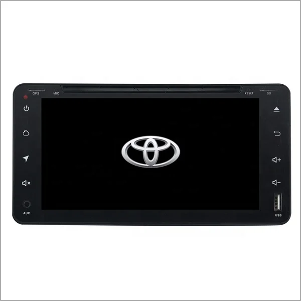 Double din car stereo with 4g wifi gps Android 10.0 universal car dvd player for Toyota RAV4/Corolla/Vios/Hilux /Land Cruiser