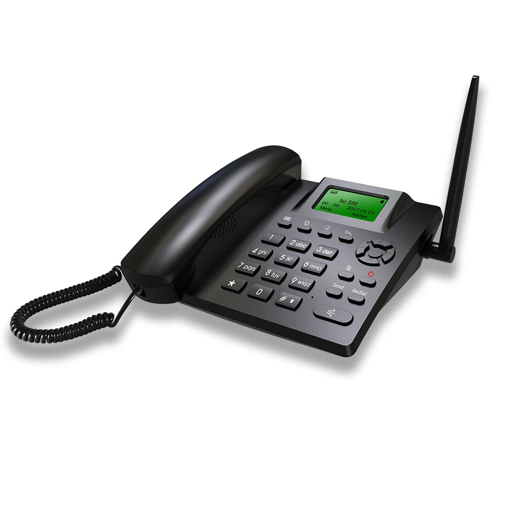 4G LTE Fixed Wireless Phone Desktop Terminals Cordless Telephone Support VOLTE Dual 2G 3G GSM WCDMA Sim Card For Home