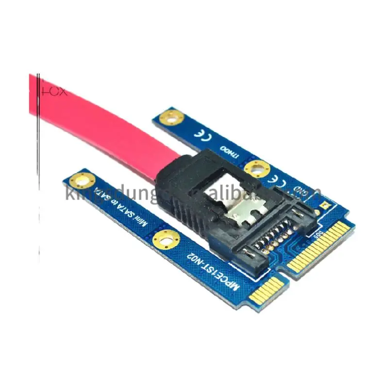 Mini PCI-E mSATA SSD на плоский SATA 7pin жесткий диск
