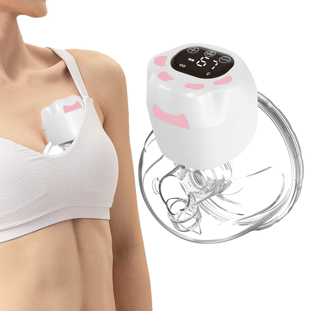 Best Seller Electric Breast Pump Hands Free Portable Mini Baby Milk Suction Tool Wearable Breast Pump