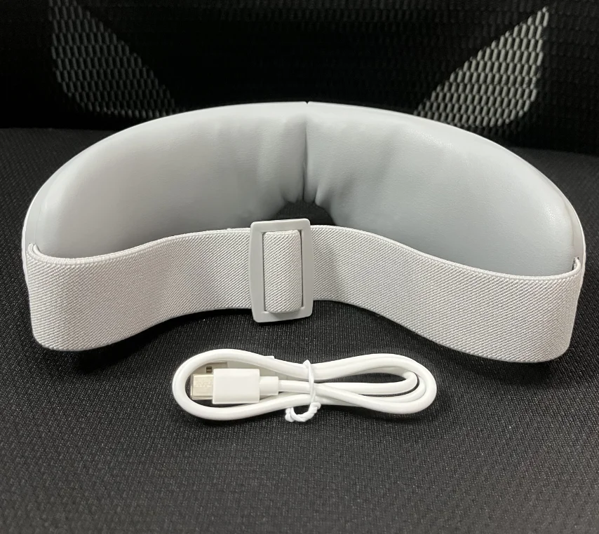 Customized One-Click Operation BT Music Voice Broadcast Vibration Air Pressure Hot Compress Eye Care Mask Eye Massager