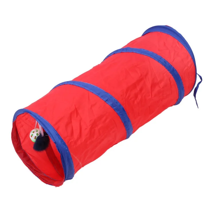 
Factory direct wholesale DIY splicing folded pet channel felt cat tunnel 