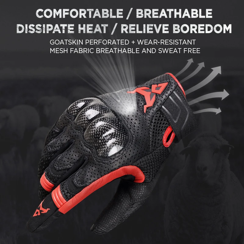 MOTOCENTRIC Custom Motocross Gants Moto Cycle Glove Mountain Moter Bike Motorbike Motorcycle Riding Racing Gloves