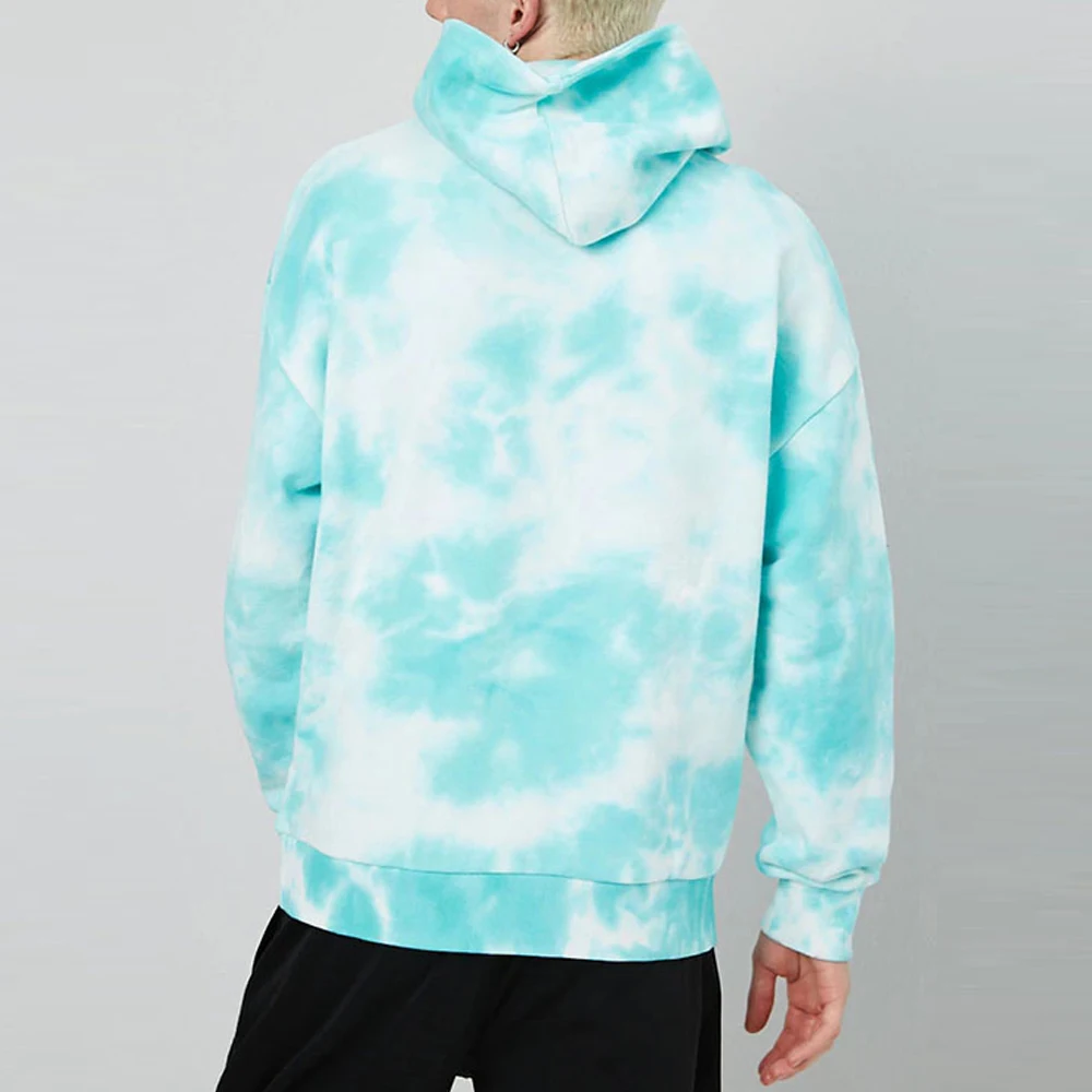 
Custom Tie Dye Hoodie Mens Cotton Terry Acid Wash Hoodie Wholesale 