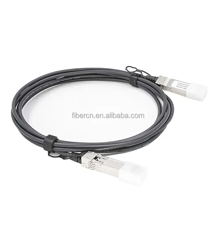 Кабель dac 10 г 20 г 40 г 100 г SFP + медь 24AWG 28AWG 30AGW 1 м 2 м 3 м 5 м 10 м Пассивный кабель прямого крепления медный Twinax SFP-H10GB-CUX