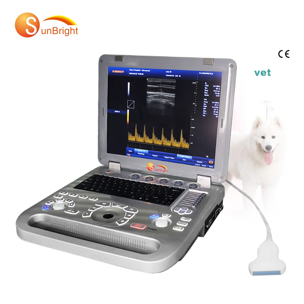 SUN-800F Veterinary Equipment Farm Use Ultrasound Lightweight Portable Ultrasound Scanner Pregnancy Test