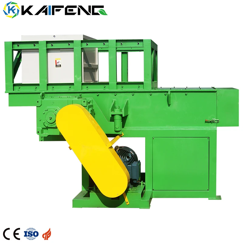 KAIFENG Plastic Shredder 200~1500 Kg/h Single-shaft Shredder Machine