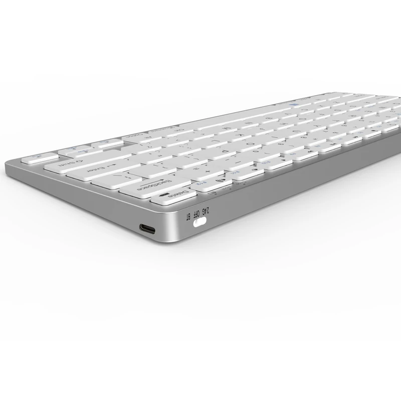 Fashion wholesale ultra thin wireless keyboard and mouse combo set