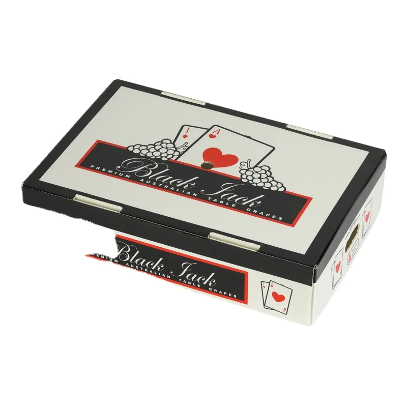 PE Box Low Price Customized Anti-static PE Plastic Storage Box  Wax coated cardboard box for fruit and vegetable packaging