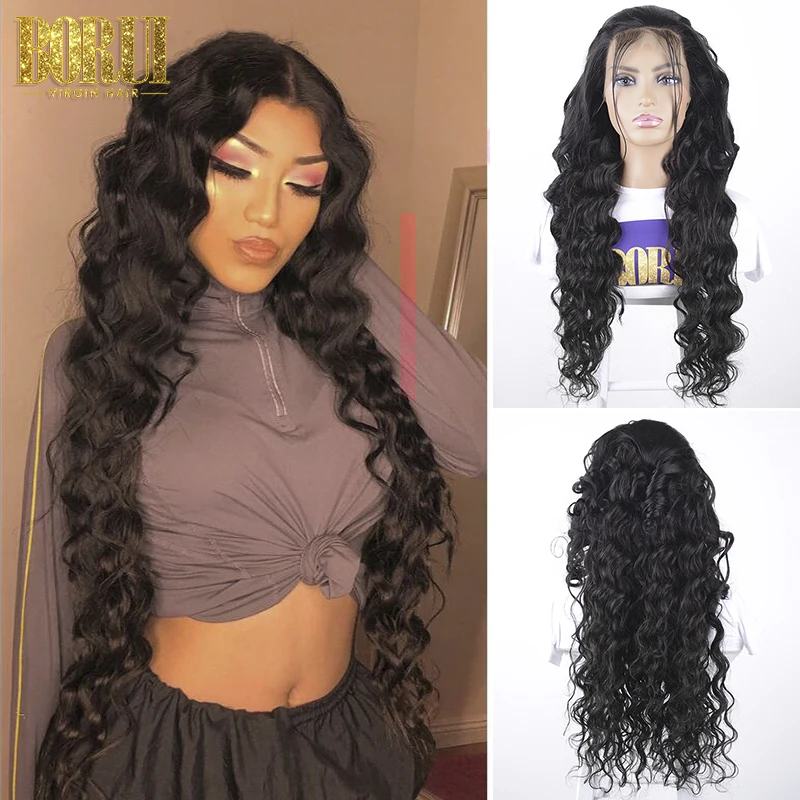 
Loose Wave13x4 Unprocessed Brazilian Women Hair Wigs ,Virgin Human Hair Lace Wig,Pre Plucked Lace Front Wig With Baby Hair 