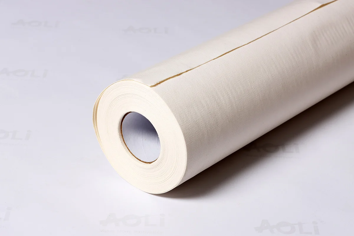 Aoli 260g canvas accessory roll linen primed canvas roll canvas patch material rolls