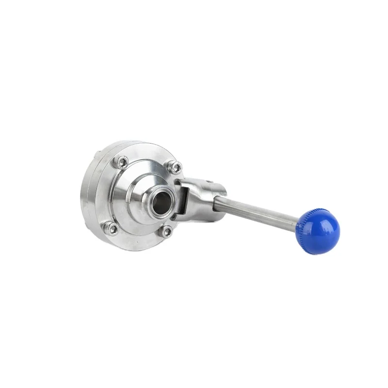 Multi-field Application 304/316L Stainless Steel Multi-Connection Sanitary Butterfly Type Ball Valve