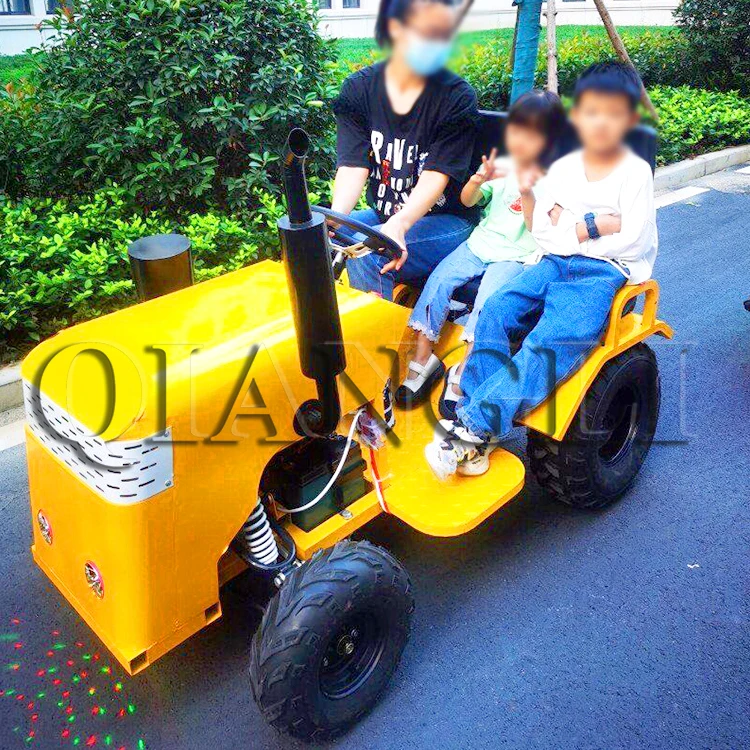 Amusement Park Rides Tram Equipment Outdoor Square Car Electric Tractor Battery Operated Bumper Game Car