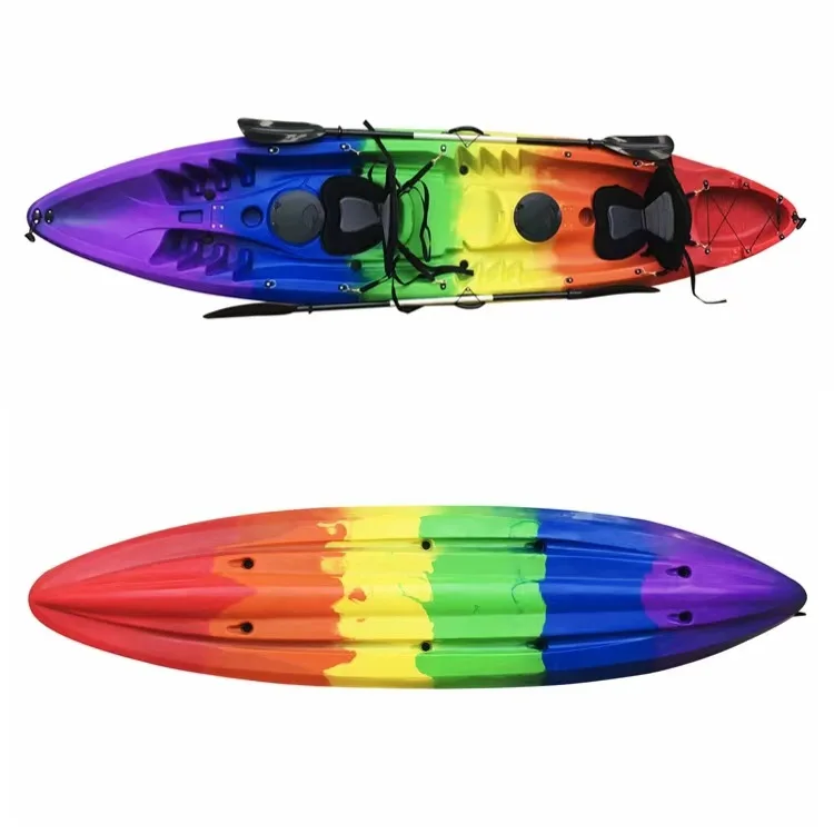 sea kayak 3,7m Ocean Kayak Plastic Racing Kayak single canoe boat for sale