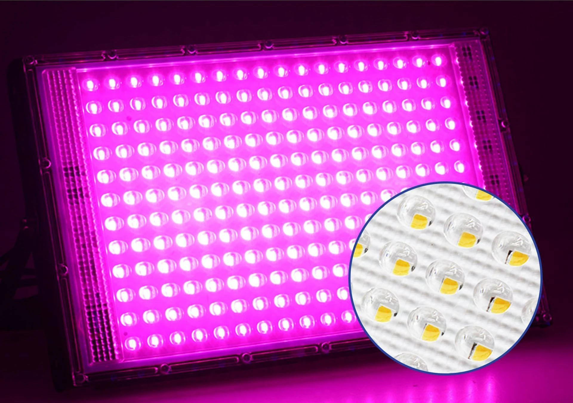 Growing LED Light 50W 100W 200W 300W  Full Spectrum Farm Plant Grow Lamp Greenhouse Hydroponic Plant Growth Seedling Light