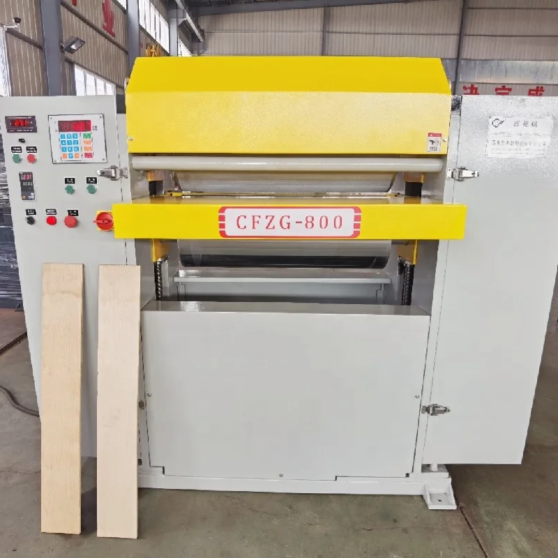 Wood Grain Texture Forming Roller Mold Solid Wood Embossing Machine For Mdf Board Plywood