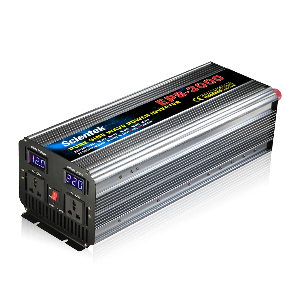 1000w 2000w 3000w 4000w 5000w pure sine wave inverter with battery charger