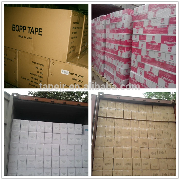 Packaging Carton High Quality Packing Yellow Pack Strong Adhesive Yellowish Tape