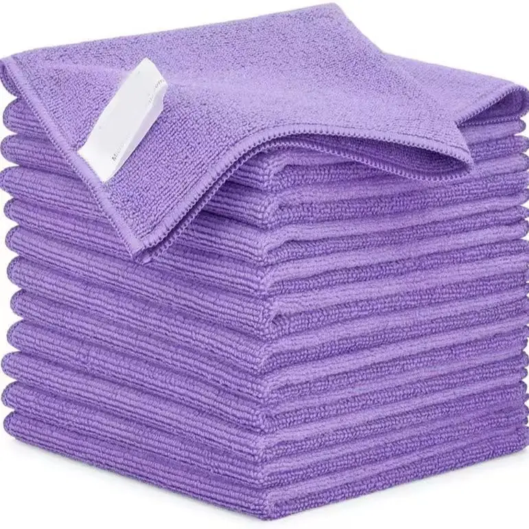 Microfiber cleaning cloth absorbs water  Kitchen Home Dishwashing Cloth Car Microfiber Towel