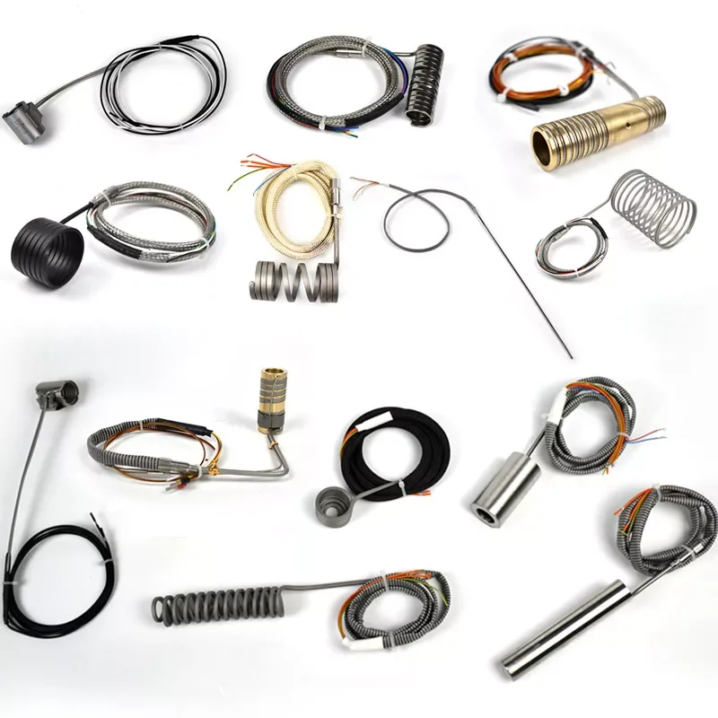 Slight heat Heating Square Electrical  Thermocouple J Hot Runner  Band  Thermo Coil Heater