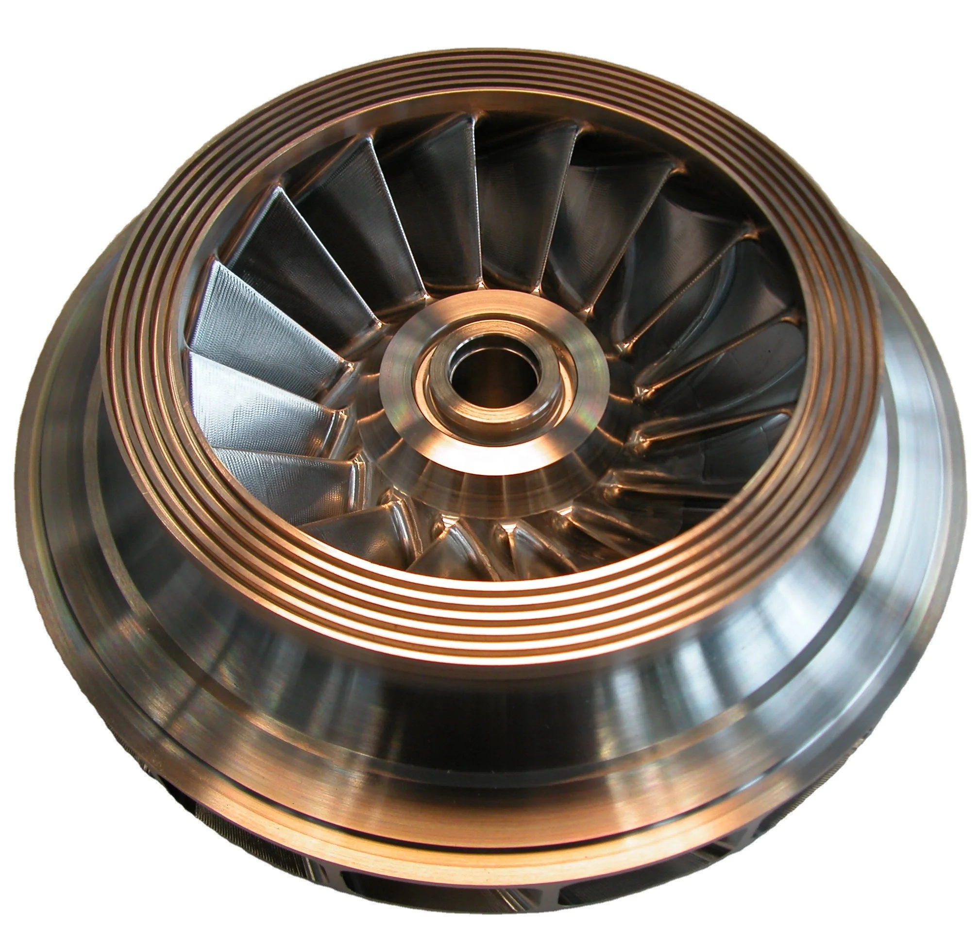 CNC Machined 5 Axis Customized Pumps Impeller Aluminum 7075 Closed Impeller Precision impeller closed type