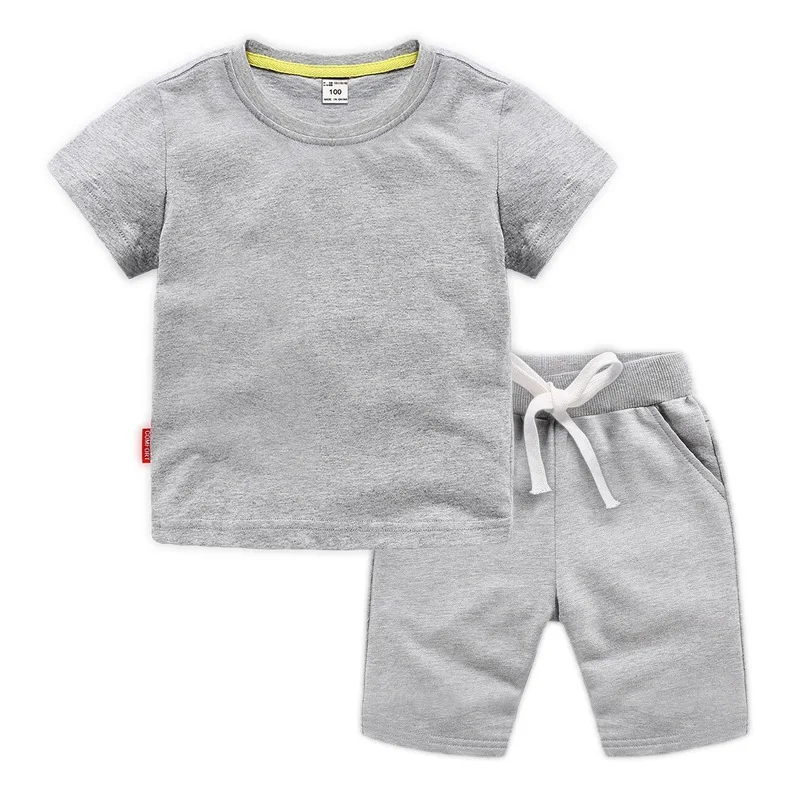 
Mysweeby 2021 summer new products kid clothing set 100% cotton fabric home wear kids clothes comfortable kids wear 